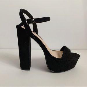 Black Platform Heel